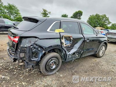 Trzecie zdjęcie samochodu z tyłu: 2018 LINCOLN MKX SELECT VIN:2LMPJ8KR1JBL21437 - miniatura