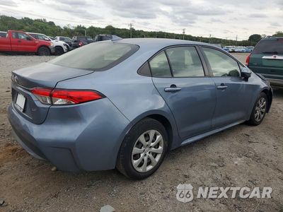 Trzecie zdjęcie samochodu z tyłu: 2021 TOYOTA COROLLA LE VIN:JTDEPMAE1MJ133742 - miniatura