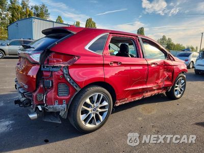 Trzecie zdjęcie samochodu z tyłu: 2018 FORD EDGE TITANIUM VIN:2FMPK4K95JBB40746 - miniatura