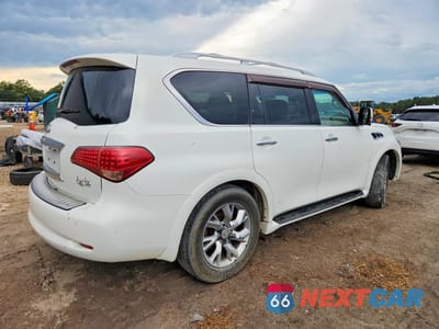 Trzecie zdjęcie samochodu z tyłu: 2012 INFINITI QX56 BASE VIN:JN8AZ2NF9C9518762 - miniatura