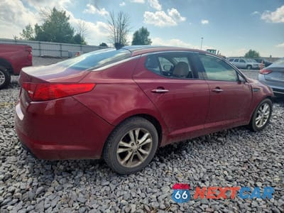 Trzecie zdjęcie samochodu z tyłu: 2012 KIA OPTIMA EX VIN:5XXGN4A79CG071462 - miniatura