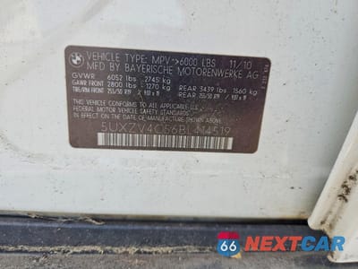 Zdjęcie 13 z 13 samochodu: 2011 BMW X5 XDRIVE35I VIN:5UXZV4C56BL414519 - miniatura