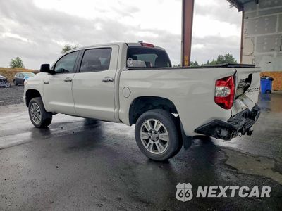 Drugie zdjęcie samochodu z przodu: 2020 TOYOTA TUNDRA PLATINUM VIN:5TFAY5F11LX929202 - miniatura