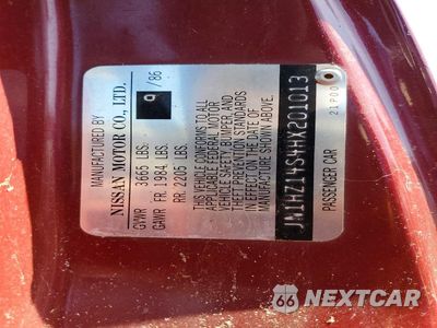 Zdjęcie 13 z 13 samochodu: 1987 NISSAN 300ZX GS VIN:JN1HZ14S4HX201013 - miniatura