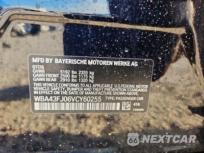 Zdjęcie 12 z 12 samochodu: 2027 BMW 530 I VIN:WBA43FJ06VCY60255 - miniatura