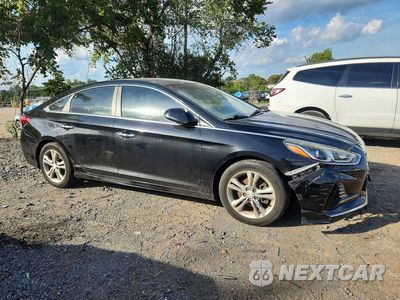 Czwarte zdjęcie samochodu z boku: 2018 HYUNDAI SONATA SEL VIN:5NPE34AF4JH601715 - miniatura