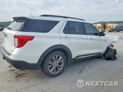 Trzecie zdjęcie samochodu z tyłu: 2022 FORD EXPLORER XLT VIN:1FMSK8DH4NGC05980 - miniatura