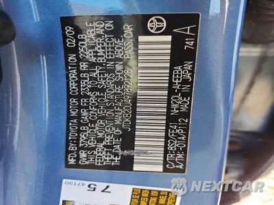 Zdjęcie 12 z 12 samochodu: 2009 TOYOTA PRIUS BASE VIN:JTDKB20U497892128 - miniatura