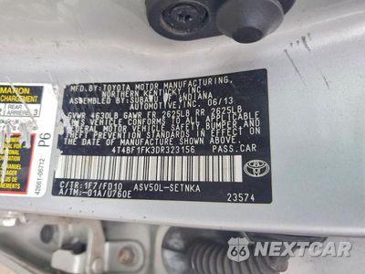 Zdjęcie 12 z 12 samochodu: 2013 TOYOTA CAMRY LE VIN:4T4BF1FK3DR323156 - miniatura