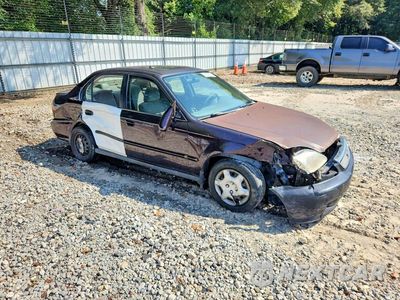 Czwarte zdjęcie samochodu z boku: 2000 HONDA CIVIC EX VIN:1HGEJ8640YL059752 - miniatura