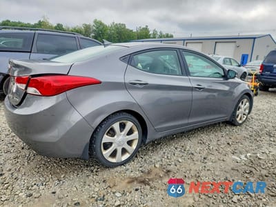 Trzecie zdjęcie samochodu z tyłu: 2012 HYUNDAI ELANTRA LIMITED VIN:5NPDH4AE1CH132056 - miniatura