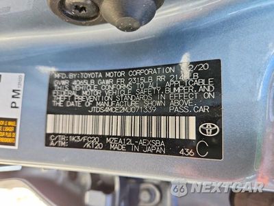 Zdjęcie 12 z 12 samochodu: 2021 TOYOTA COROLLA SE VIN:JTDS4MCE2MJ071339 - miniatura