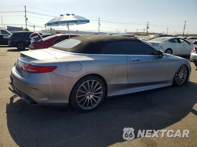 Trzecie zdjęcie samochodu z tyłu: 2017 MERCEDES-BENZ S 550 VIN:WDDXK8CB8HA029794 - miniatura