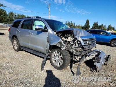 Czwarte zdjęcie samochodu z boku: 2012 TOYOTA SEQUOIA LIMITED VIN:5TDJY5G13CS064933 - miniatura