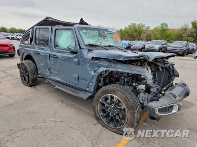 Czwarte zdjęcie samochodu z boku: 2025 JEEP WRANGLER SAHARA 4XE VIN:1C4RJXP63SW601734 - miniatura