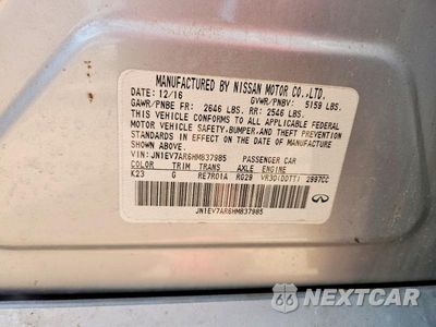 Zdjęcie 12 z 12 samochodu: 2017 INFINITI Q50 3.0T SIGNATURE EDITION VIN:JN1EV7AR6HM837985 - miniatura