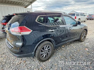 Trzecie zdjęcie samochodu z tyłu: 2016 NISSAN ROGUE SL VIN:5N1AT2MT6GC890388 - miniatura