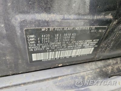 Zdjęcie 12 z 12 samochodu: 2013 SUBARU LEGACY 2.5I PREMIUM VIN:4S3BMBH62D3010969 - miniatura