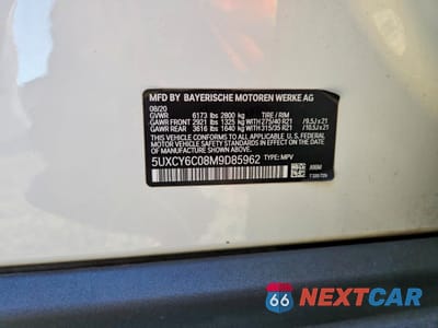 Zdjęcie 13 z 13 samochodu: 2021 BMW X6 XDRIVE40I VIN:5UXCY6C08M9D85962 - miniatura