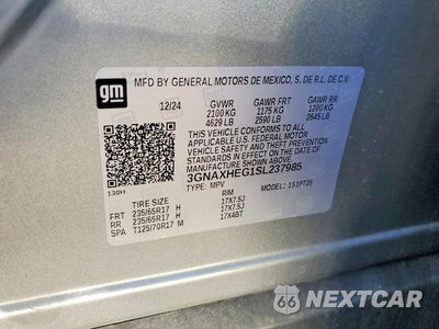 Zdjęcie 13 z 13 samochodu: 2025 CHEVROLET EQUINOX LT VIN:3GNAXHEG1SL237985 - miniatura
