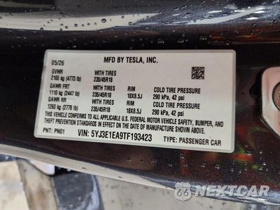 Zdjęcie 12 z 12 samochodu: 2026 TESLA MODEL 3 VIN:5YJ3E1EA9TF193423 - miniatura