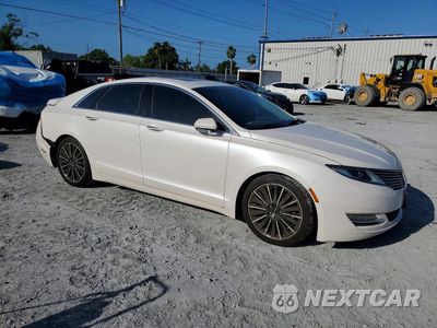 Czwarte zdjęcie samochodu z boku: 2016 LINCOLN MKZ VIN:3LN6L2G97GR611585 - miniatura
