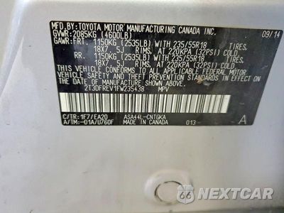 Zdjęcie 14 z 14 samochodu: 2015 TOYOTA RAV4 LIMITED VIN:2T3DFREV1FW235438 - miniatura