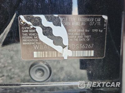 Zdjęcie 13 z 13 samochodu: 2011 BMW 528 I VIN:WBAFR1C54BDS36267 - miniatura