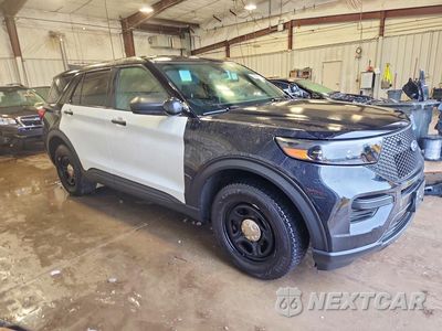 Czwarte zdjęcie samochodu z boku: 2021 FORD EXPLORER POLICE INTERCEPTOR VIN:1FM5K8AW3MNA07238 - miniatura