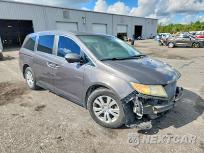 Czwarte zdjęcie samochodu z boku: 2016 HONDA ODYSSEY EXL VIN:5FNRL5H67GB106512 - miniatura