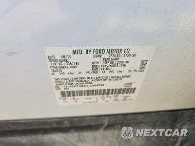 Zdjęcie 13 z 13 samochodu: 2016 FORD EXPLORER XLT VIN:1FM5K7D82GGA84229 - miniatura