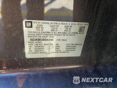 Zdjęcie 12 z 12 samochodu: 2014 CHEVROLET SILVERADO K1500 LTZ VIN:3GCUKSEC0EG463589 - miniatura