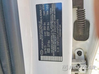 Zdjęcie 12 z 12 samochodu: 2022 HYUNDAI ELANTRA SEL VIN:5NPLS4AG4NH056494 - miniatura