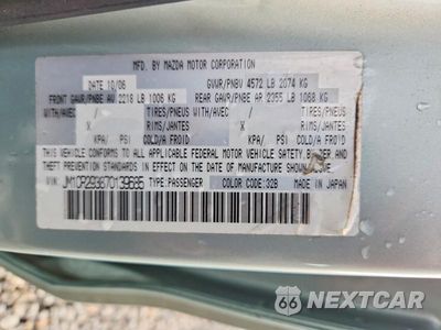Zdjęcie 12 z 12 samochodu: 2007 MAZDA 5 VIN:JM1CR293870139685 - miniatura