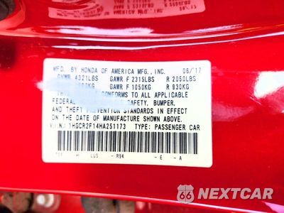 Zdjęcie 12 z 12 samochodu: 2017 HONDA ACCORD SPORT SPECIAL EDITION VIN:1HGCR2F14HA251173 - miniatura