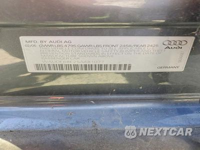 Zdjęcie 12 z 12 samochodu: 2005 AUDI A4 2.0T QUATTRO VIN:WAUDF68E25A481077 - miniatura