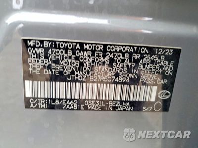 Zdjęcie 12 z 12 samochodu: 2024 LEXUS IS 350 F SPORT VIN:JTHGZ1B27R5074894 - miniatura