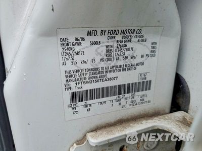 Zdjęcie 12 z 12 samochodu: 2007 FORD F250 SUPER DUTY VIN:1FTSW21507EA38077 - miniatura