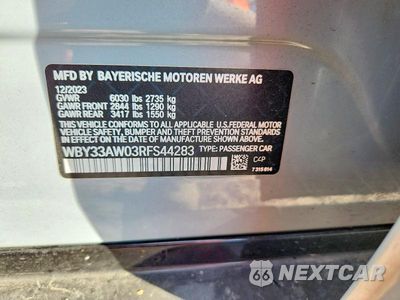 Zdjęcie 13 z 13 samochodu: 2024 BMW I4 M50 VIN:WBY33AW03RFS44283 - miniatura