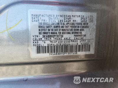 Zdjęcie 12 z 12 samochodu: 2023 NISSAN SENTRA S VIN:3N1AB8BV0PY307158 - miniatura