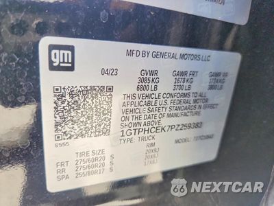 Zdjęcie 12 z 12 samochodu: 2023 GMC SIERRA C1500 ELEVATION VIN:1GTPHCEK7PZ259383 - miniatura