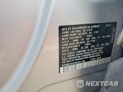 Zdjęcie 12 z 12 samochodu: 2017 VOLKSWAGEN TIGUAN SEL VIN:WVGWV7AX9HK041108 - miniatura