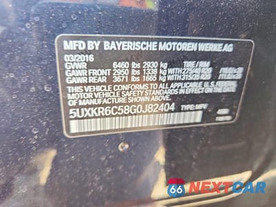 Zdjęcie 13 z 13 samochodu: 2016 BMW X5 XDRIVE50I VIN:5UXKR6C58G0J82404 - miniatura