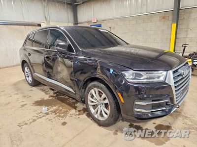 Czwarte zdjęcie samochodu z boku: 2019 AUDI Q7 PREMIUM VIN:WA1AHAF79KD024102 - miniatura