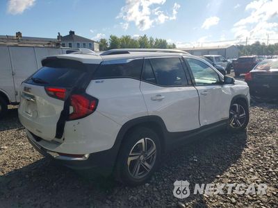 Trzecie zdjęcie samochodu z tyłu: 2021 GMC TERRAIN SLT VIN:3GKALVEV3ML301923 - miniatura