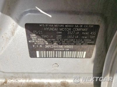 Zdjęcie 13 z 13 samochodu: 2021 HYUNDAI ACCENT SE VIN:3KPC24A6XME149031 - miniatura