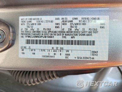 Zdjęcie 14 z 14 samochodu: 2023 FORD ESCAPE ST LINE VIN:1FMCU0MN3PUB10661 - miniatura