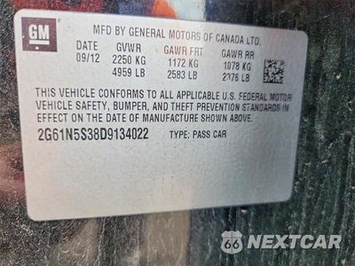 Zdjęcie 13 z 13 samochodu: 2013 CADILLAC XTS VIN:2G61N5S38D9134022 - miniatura