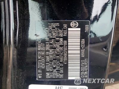 Zdjęcie 12 z 12 samochodu: 2007 TOYOTA CAMRY HYBRID VIN:4T1BB46K37U021068 - miniatura