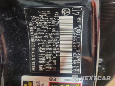 Zdjęcie 12 z 12 samochodu: 2010 TOYOTA COROLLA LE VIN:2T1BU4EE7AC331609 - miniatura